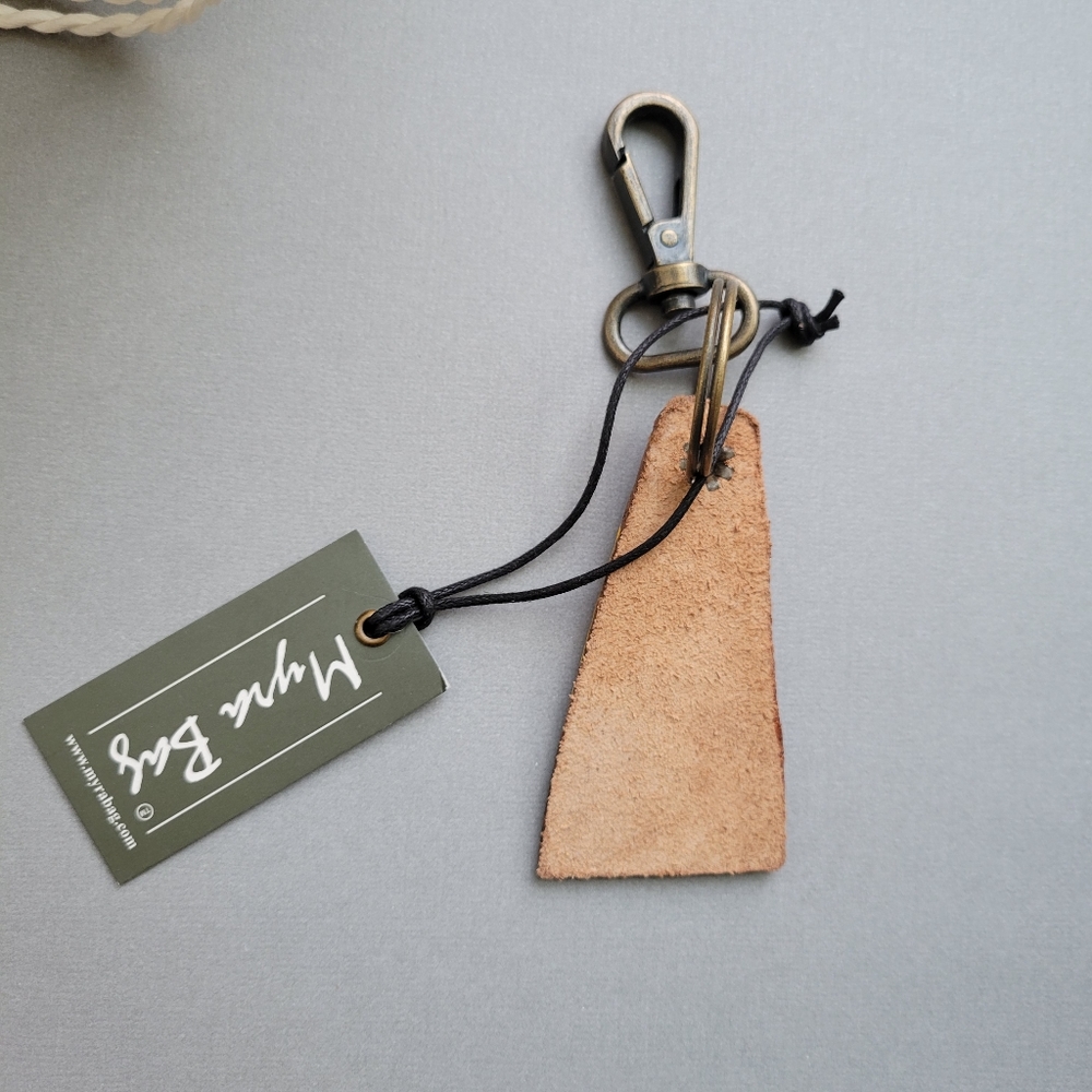 Leather Sunflower Key Chain - Myra Bag - Picture 3 of 4